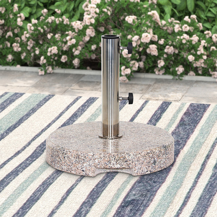 Orren Ellis Nele Stone Patio Umbrella Base & Reviews Wayfair